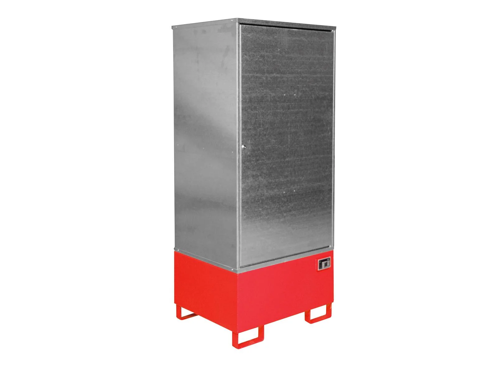 Gefahrstoff Schrank GS-1 840x690x1930mm RAL 3000 Feuerrot