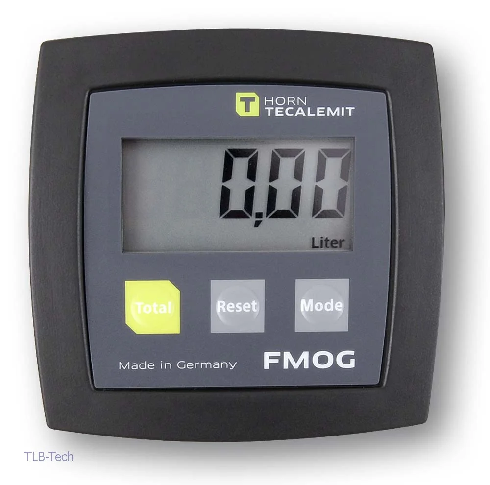 Misuratore di portata FMOG 100, digitale, non omologato per installazione orizzontale, Durchflussmesser, Lagerung, Liter, Digitalanzeige, FMOG, Teller, Digitalanzeigen, Ladegerät, Messgerät, Made in Germany