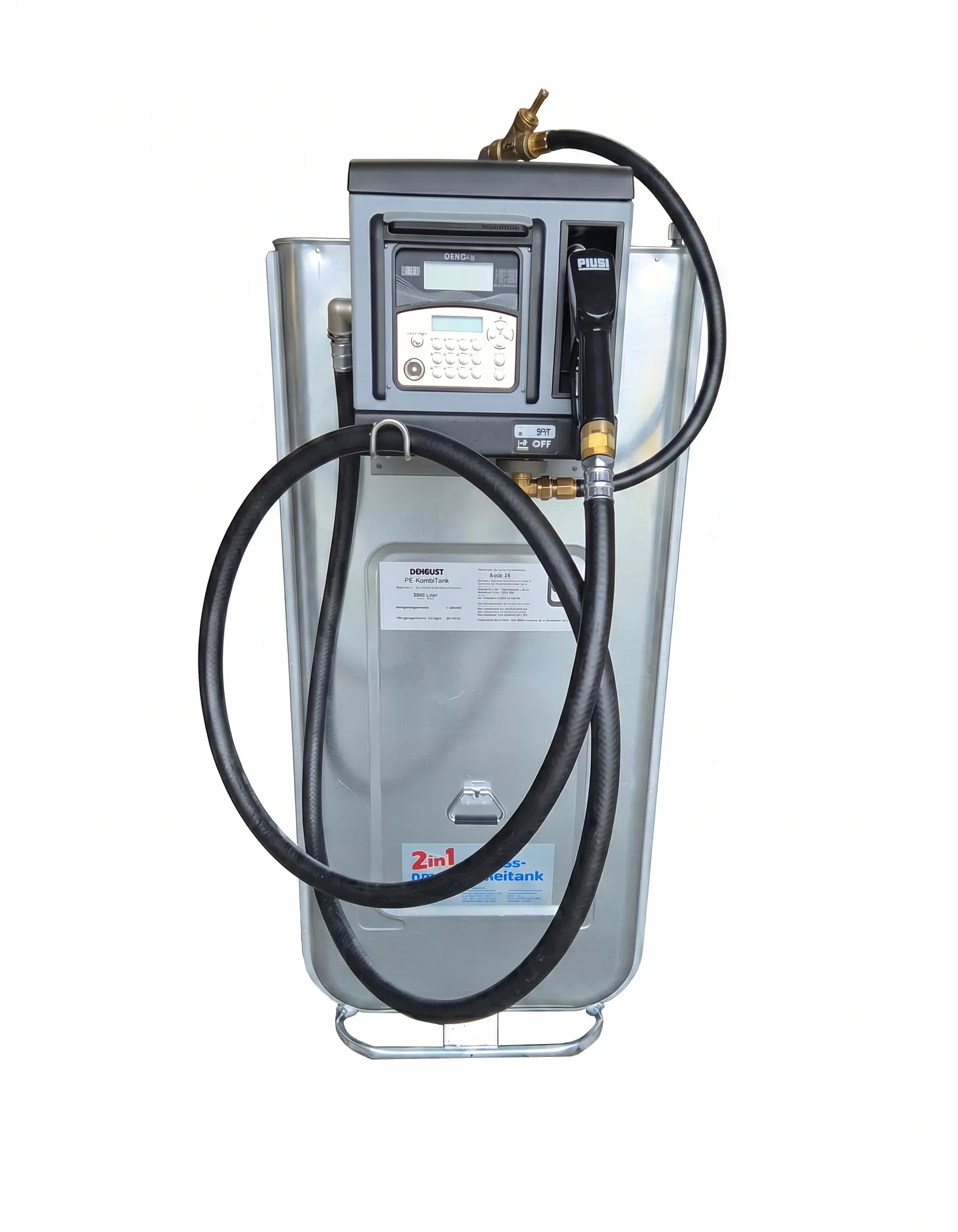 Hoftankstelle 1000L mit Tankmanagementsystem CUBE MC 4m Abgabeschlauch ohne Filter ohne Software