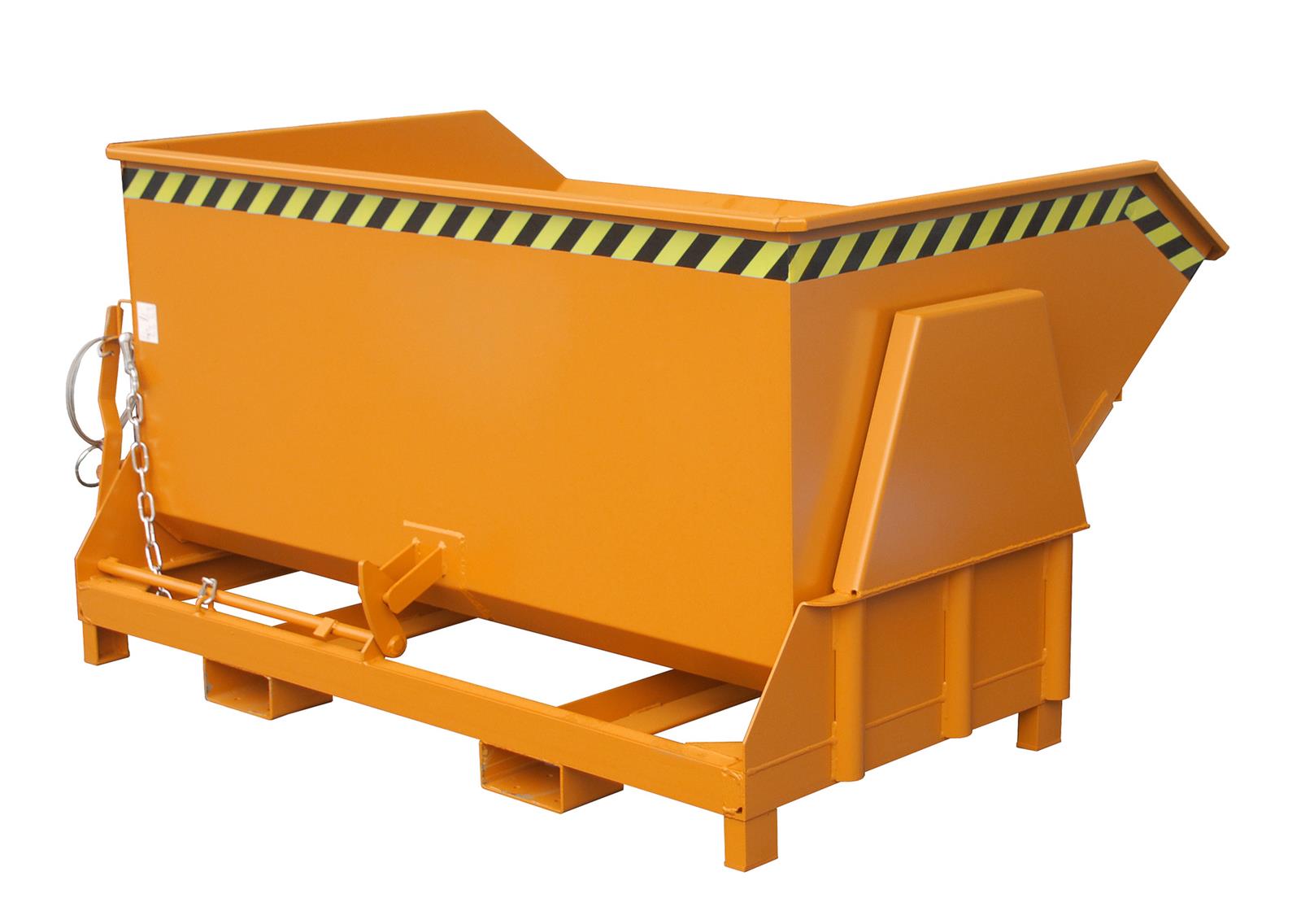 Kippbehälter BK 150 1,50m³ 1430x1950x1070mm RAL 2000 Gelborange