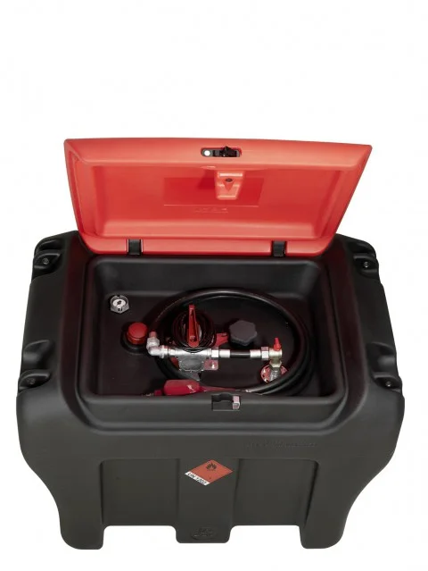 Stazione di rifornimento mobile MobiMaster 450 litri - Serbatoio diesel con elettropompa 230V e contatore