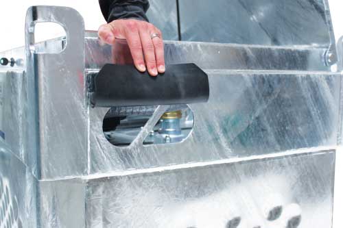 Mobile Tankstelle Quadro-D Tankanlage Doppelwandig Rietberg 3000 Liter 230V Pumpe digitales Zählwerk ohne Zubehör