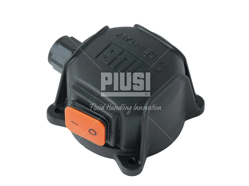 Scatola di interruttori per E3000, Schnell-Absperrventil, Ventilkopf, Schalter, Rundgehäuse, Industrieventil