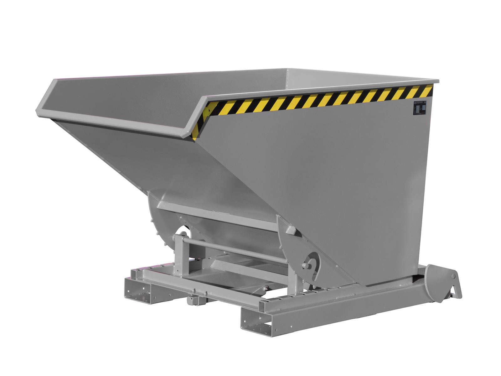 Automatischer Kippbehälter 1,2m³ 1920x1095x1125mm 4A 1200 RAL 7005 Mausgrau