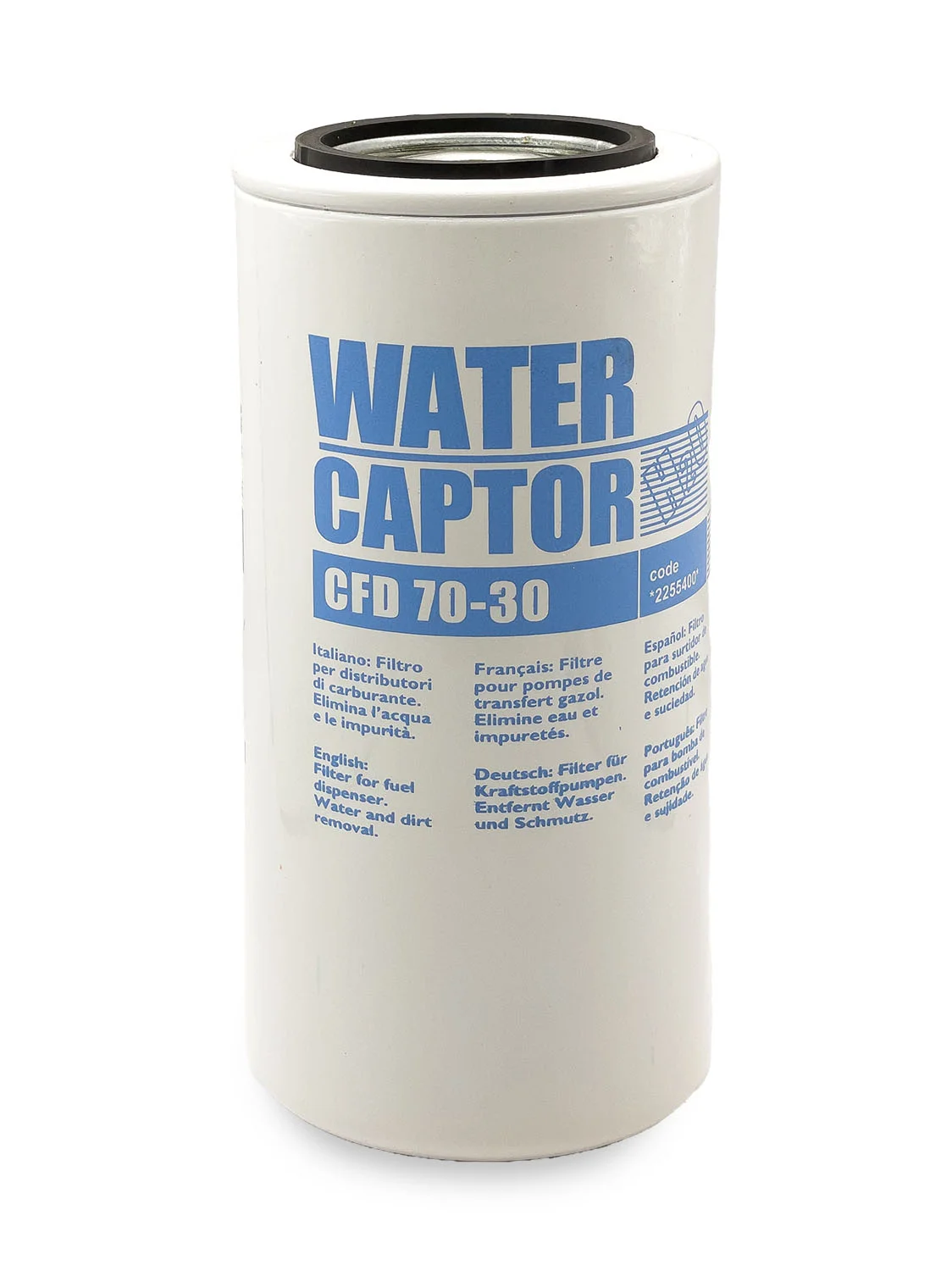 Separatore d'acqua 70 l/min filtro - cartuccia Piusi, Wasserfilter, Kraftstofffilter, CFD 70-30, Filter, Gerätermaterial