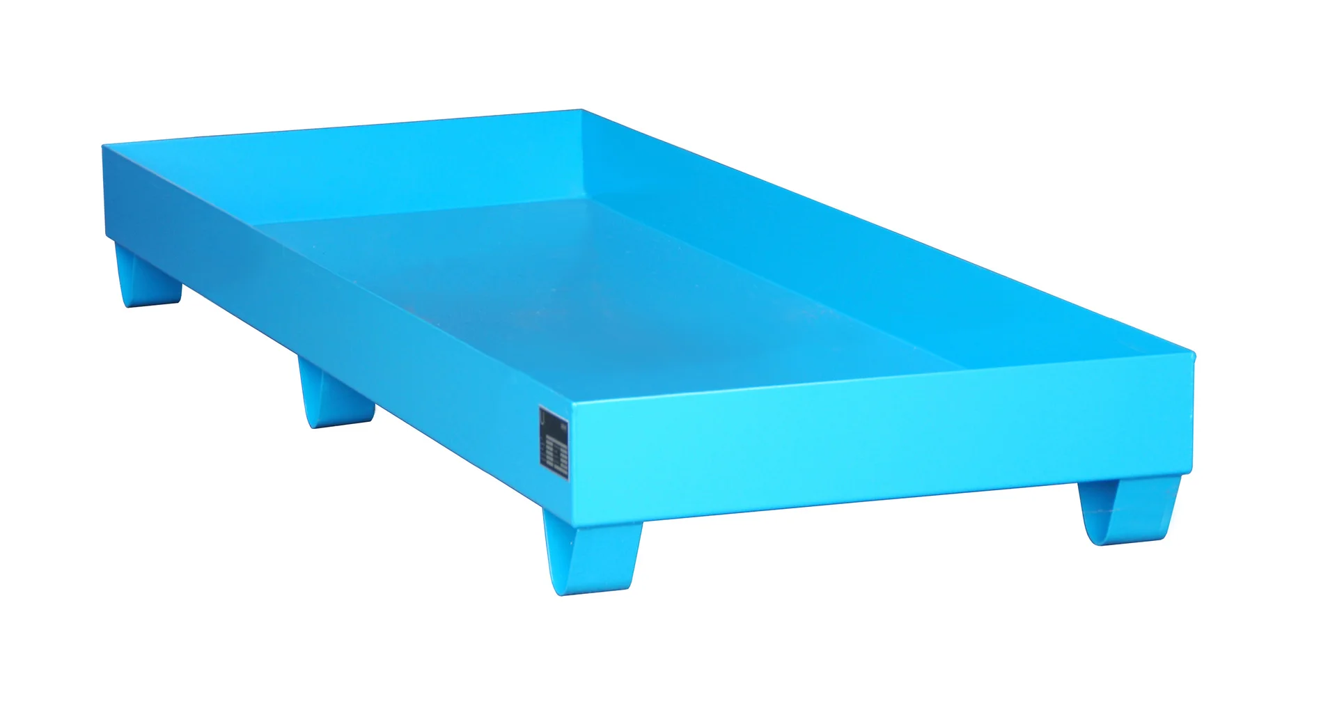 Spill Containment Tray 1800x800x275mm 217 Liters Type Series 2000 without Grating RAL 5012 Light Blue 🌟