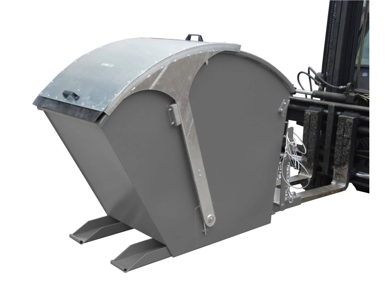 Tipping Container 0.75m³ 1750x755x1220mm RD 750 RAL 7005 Mouse Grey