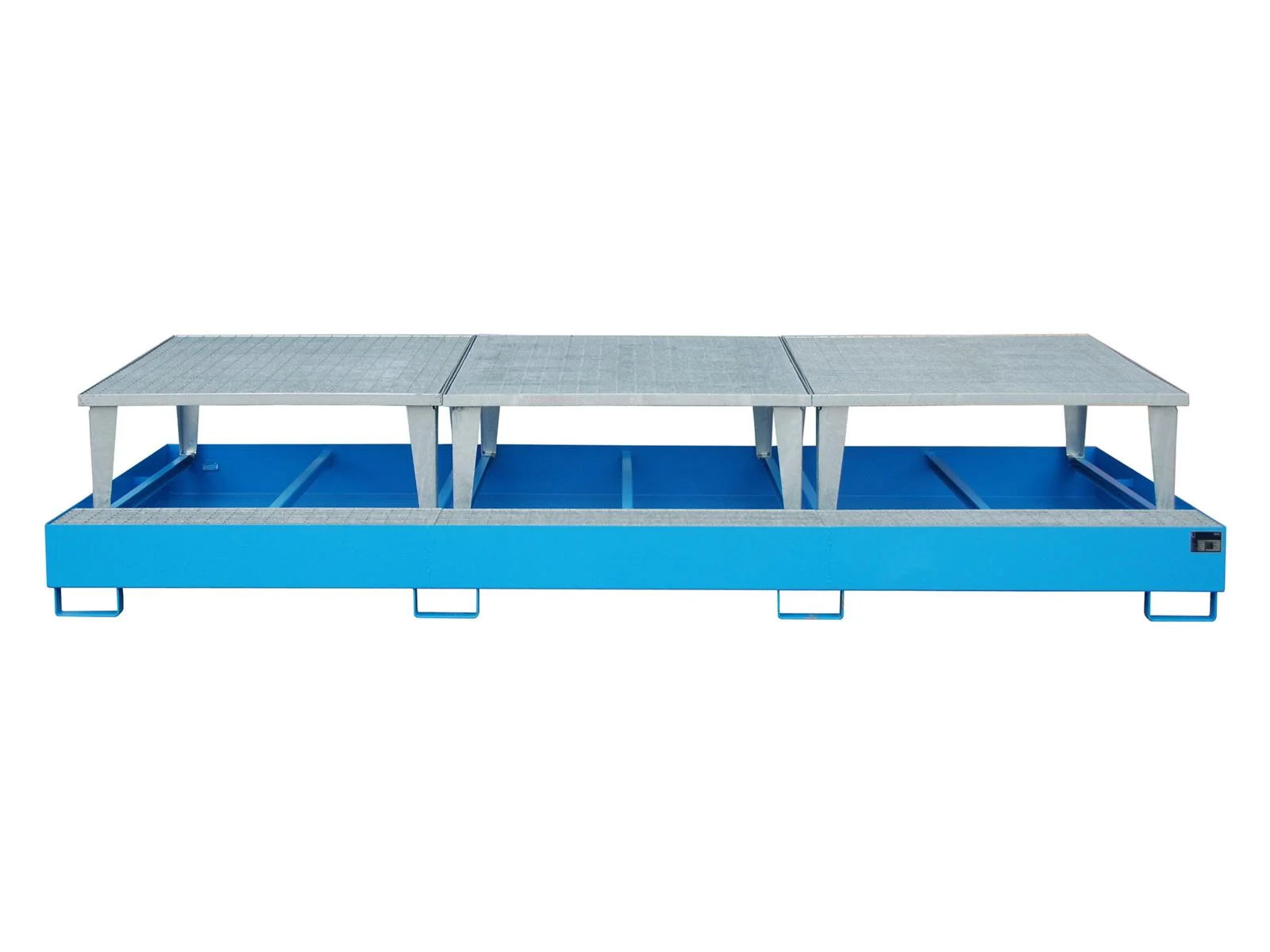 Collection Tray 3850x1460x780mm 1000 Liters Type AWA, Painted or Galvanized, AWA 1000-3 RAL 5012 Light Blue 🌟