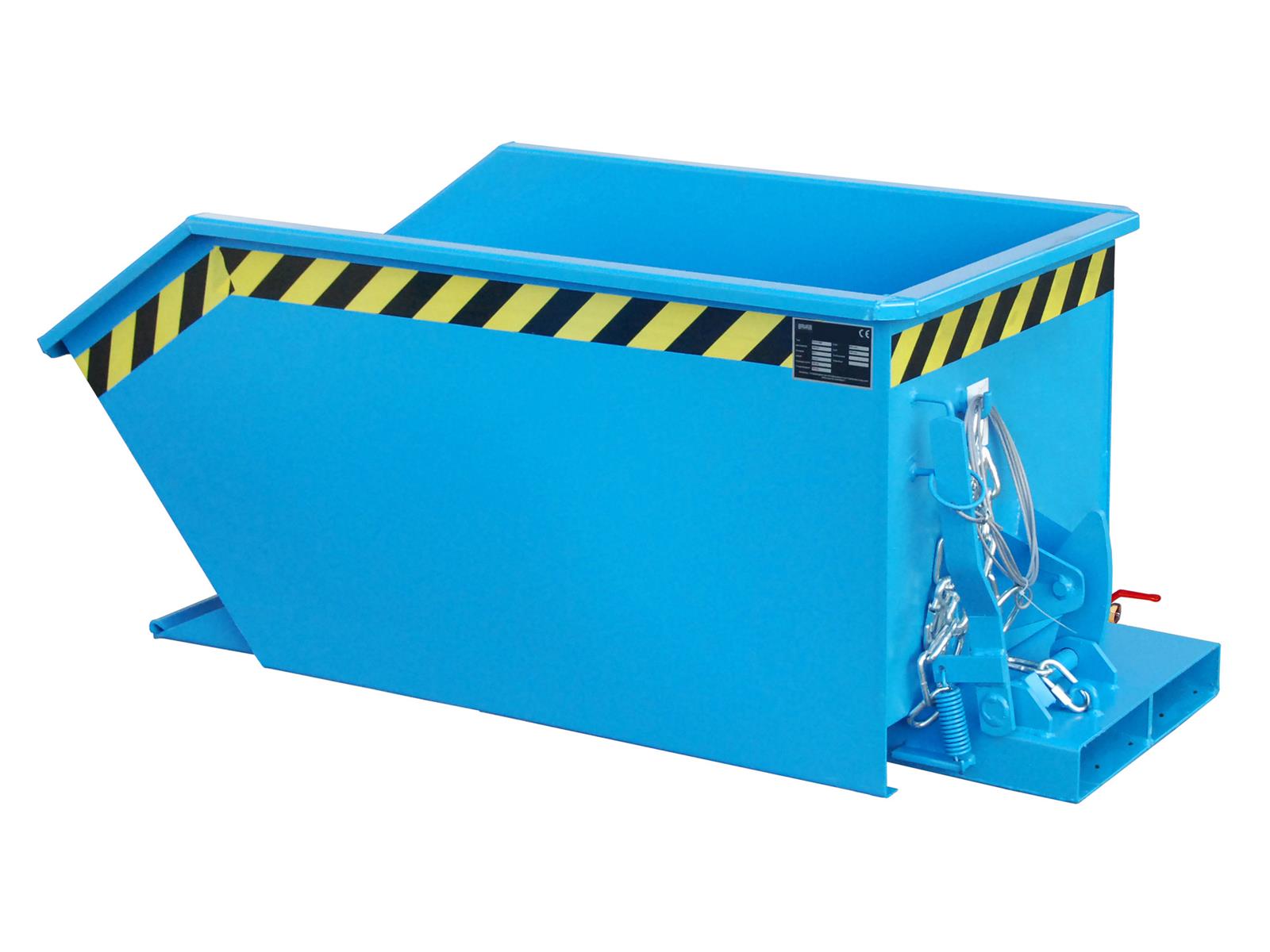 Spänebehälter SGU 30 0,30m³ 1440x680x580mm RAL 5012 Lichtblau