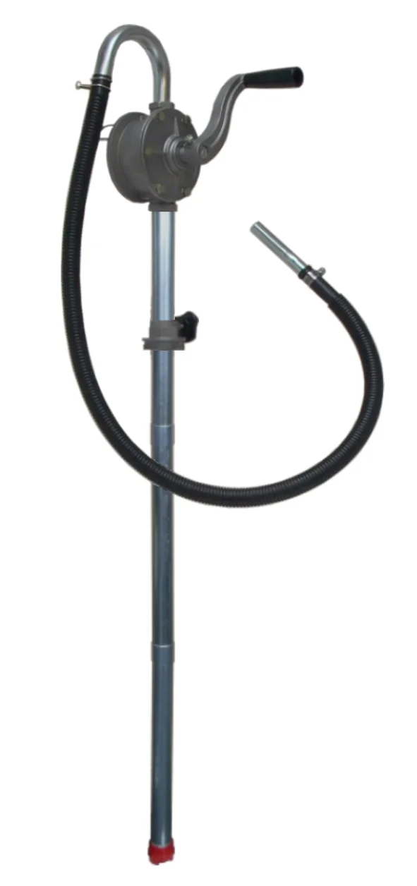 Pompa a manovella in alluminio RP 100-d incl. tubo