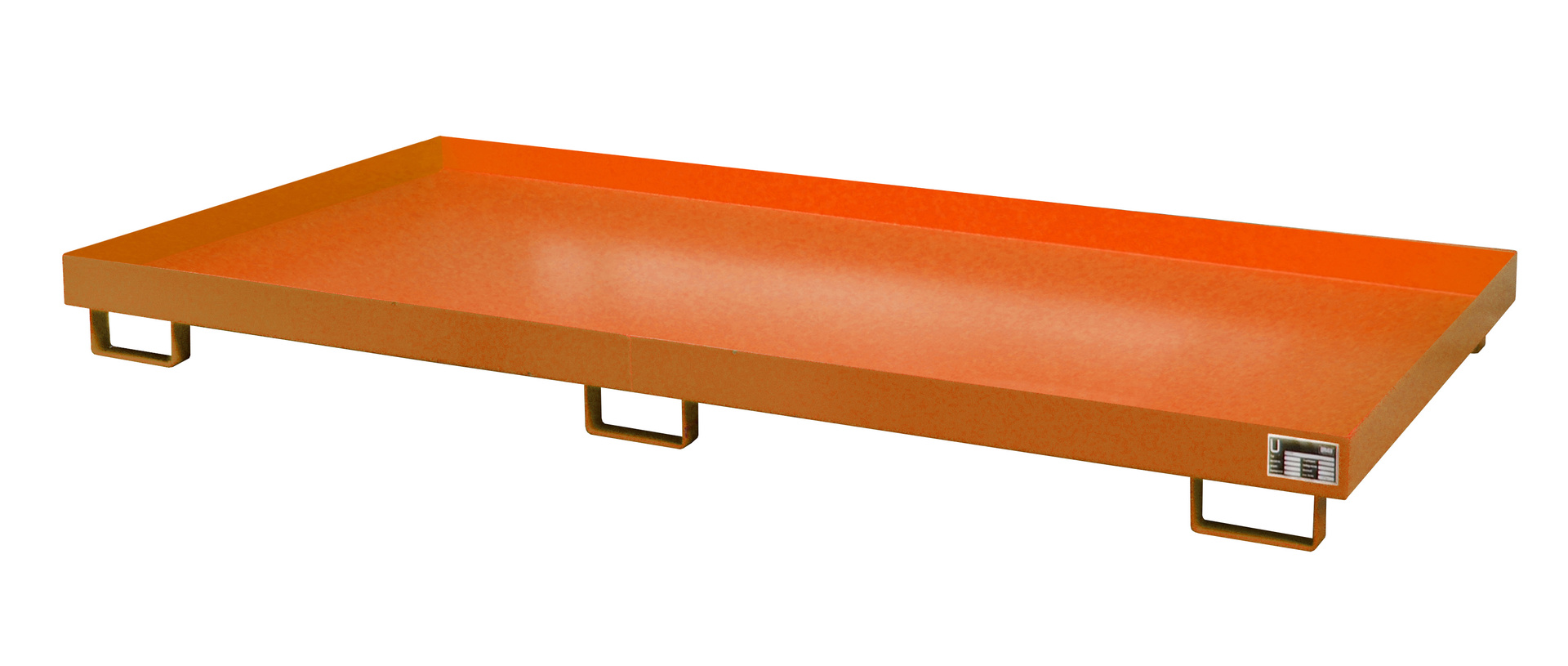 Regalwannen 2650x1300x206mm 240 Liter RAL 2000 Gelborange