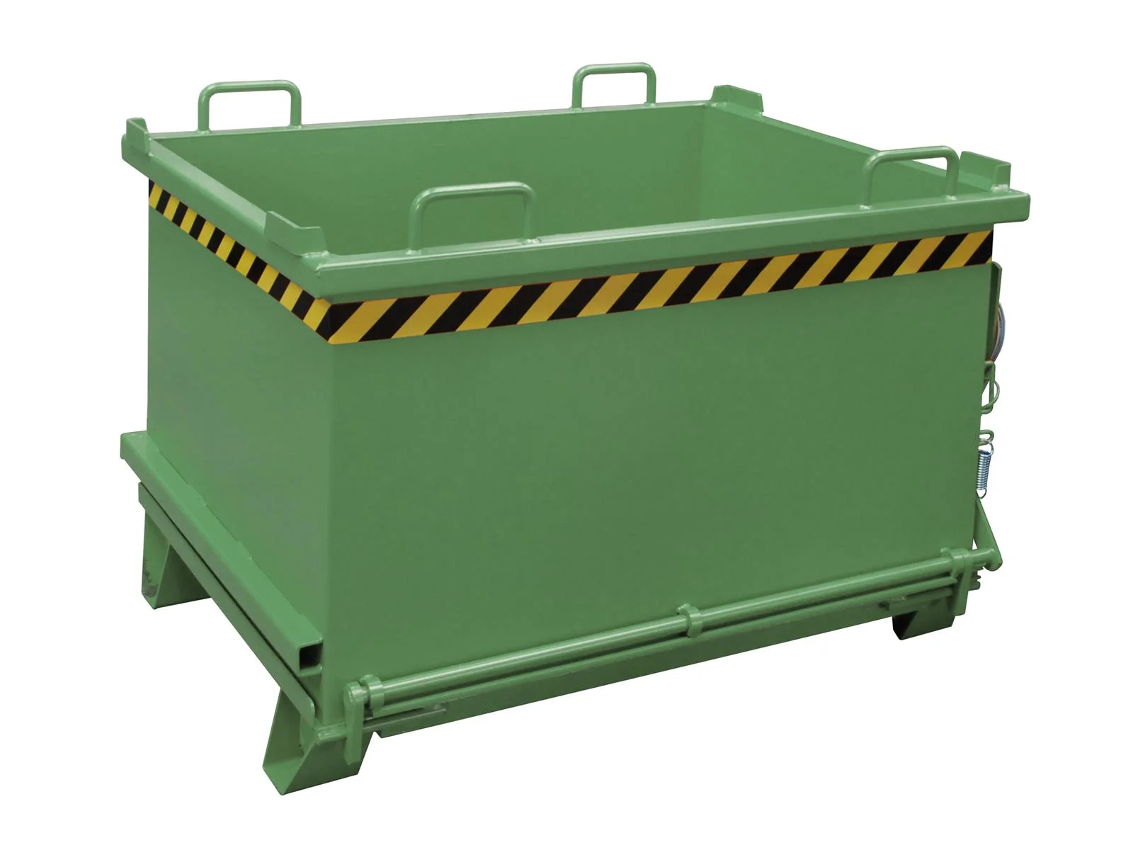 Klappbodenbehälter SB 750 0,75m³ 1035x1310x930mm RAL 6011 Resedagrün