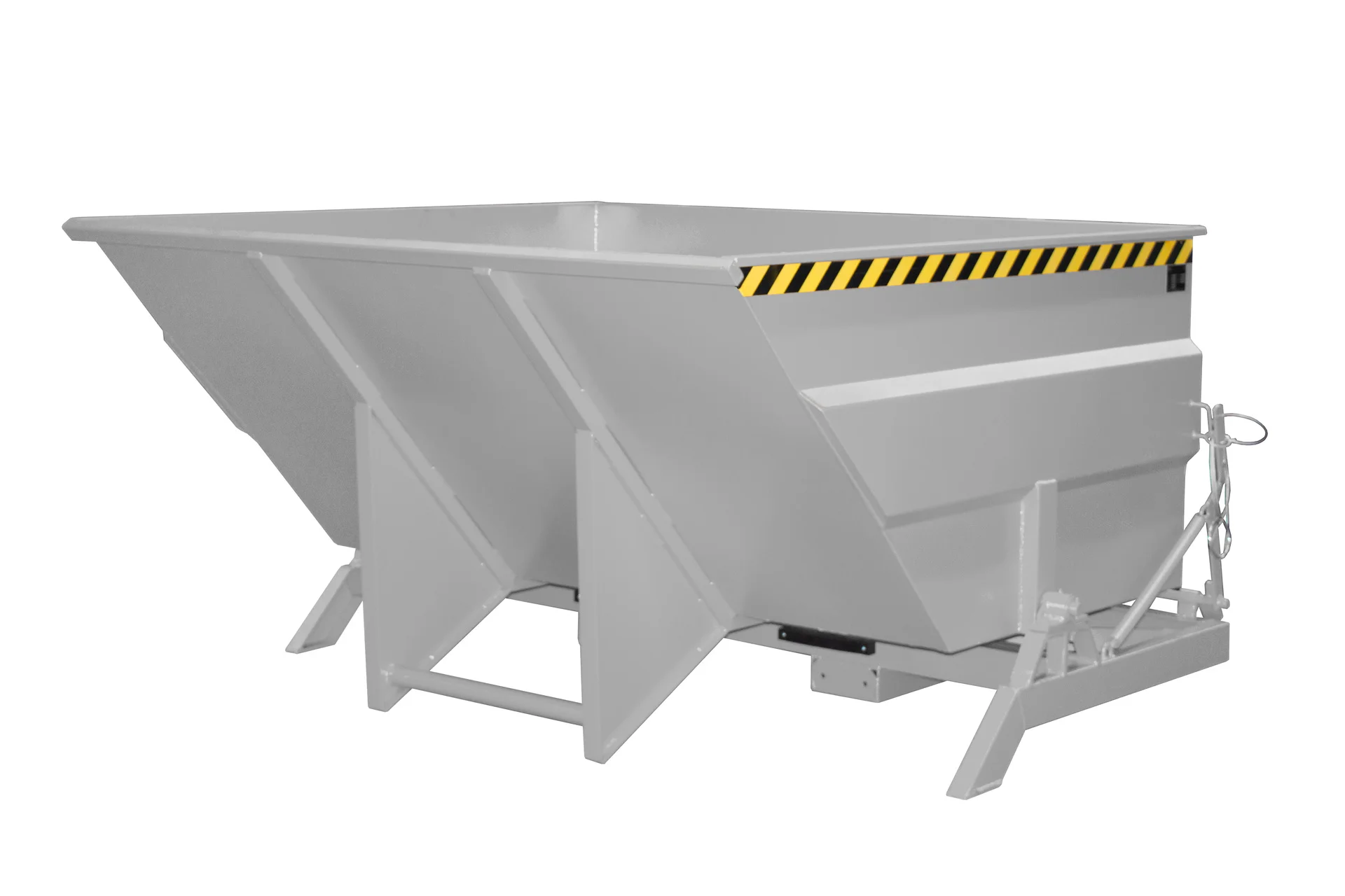 Kippbehälter BKC 300 3m³ 2310x2280x1220mm Großraumbehälter RAL 7005 Mausgrau