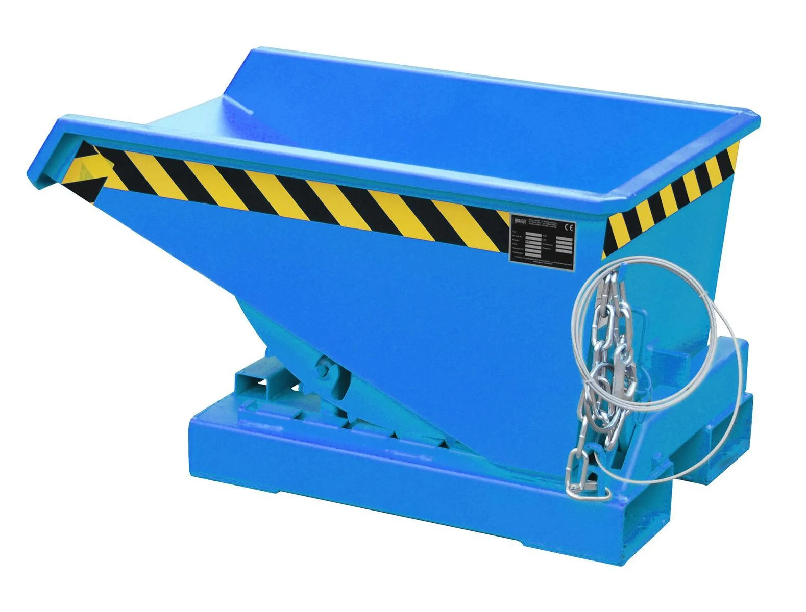 Contenitore ribaltabile EXPO 300 0,30 m³ 1260 x 770 x 835 mm RAL 5012 Blu chiaro
