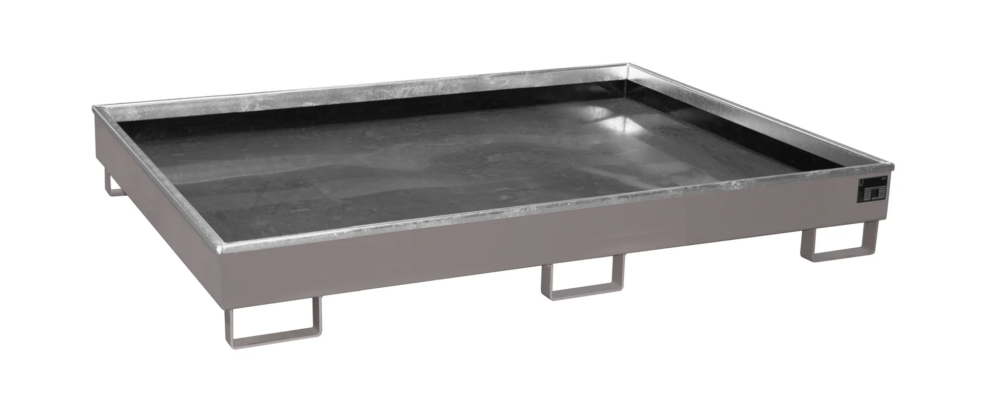 Shelf Tubs 1765x1315x255mm 240 Liters with PE Insert RAL 7005 Mouse Gray 🐭