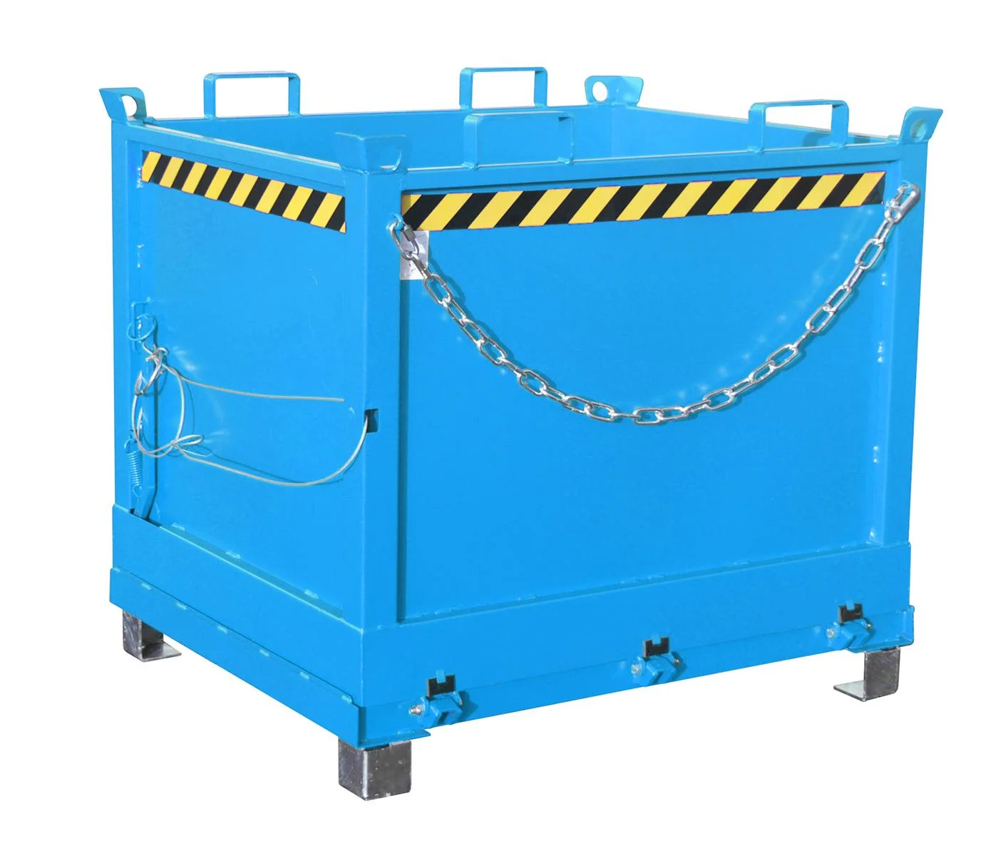 Klappbodenbehälter FB 1000 1,00m³ 1040x1245x1145mm RAL 5012 Lichtblau