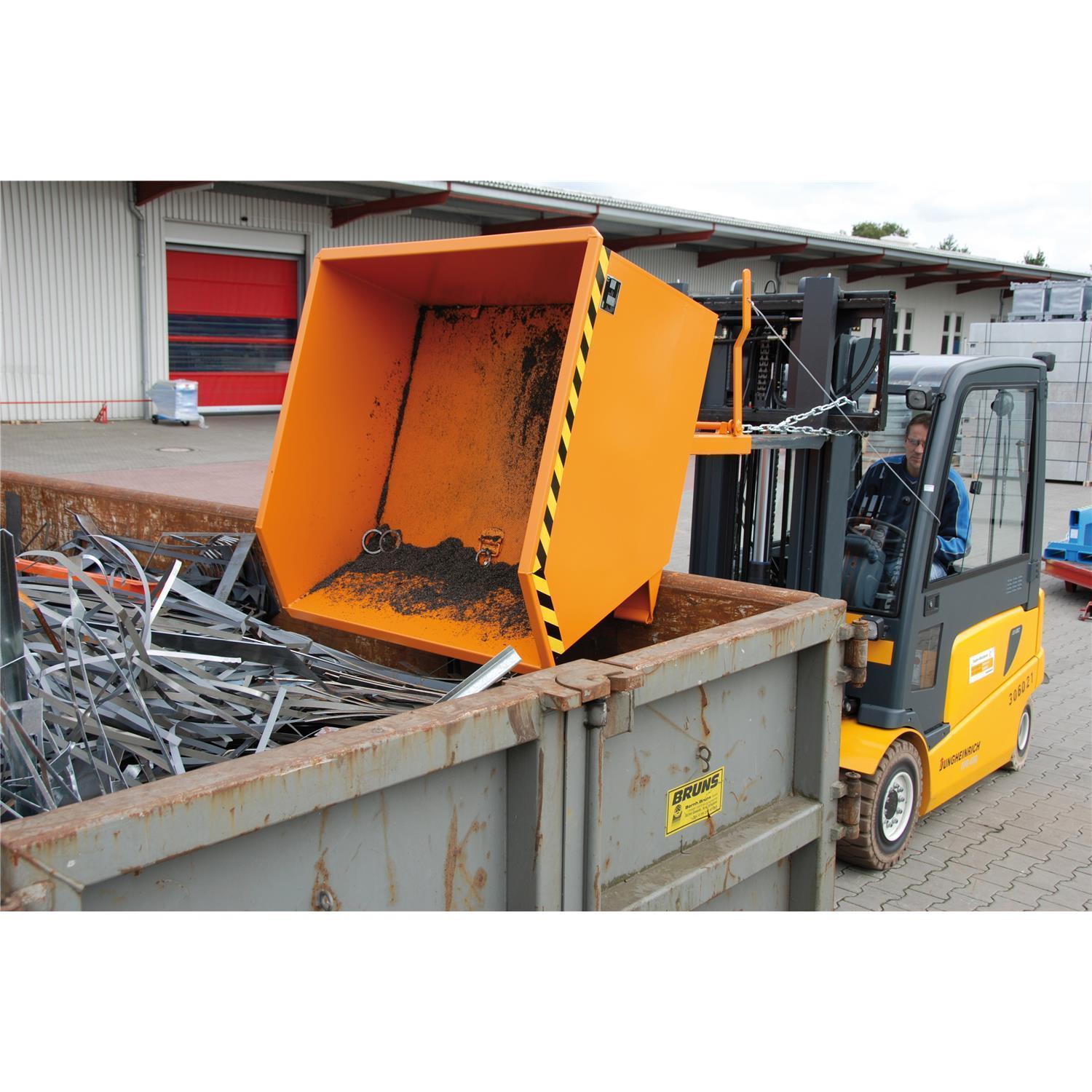 Spänebehälter SGU 30 0,30m³ 1440x680x580mm Spänebehälter SGU 200 2,00m³ 1640x1680x1090mm