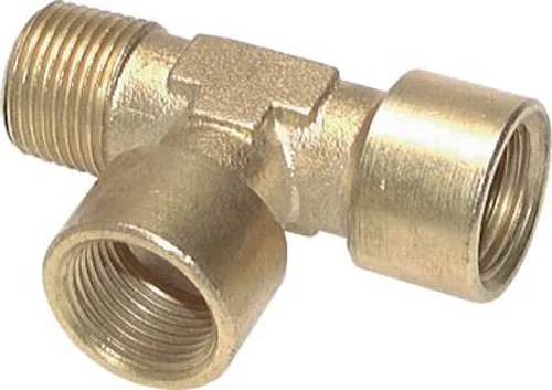 Raccordo a vite LE G 1"(IG)-R 1"(AG), 16 bar ottone, messing, T-stück, Gewinde, Verbindungsstück, Rohrverbindung