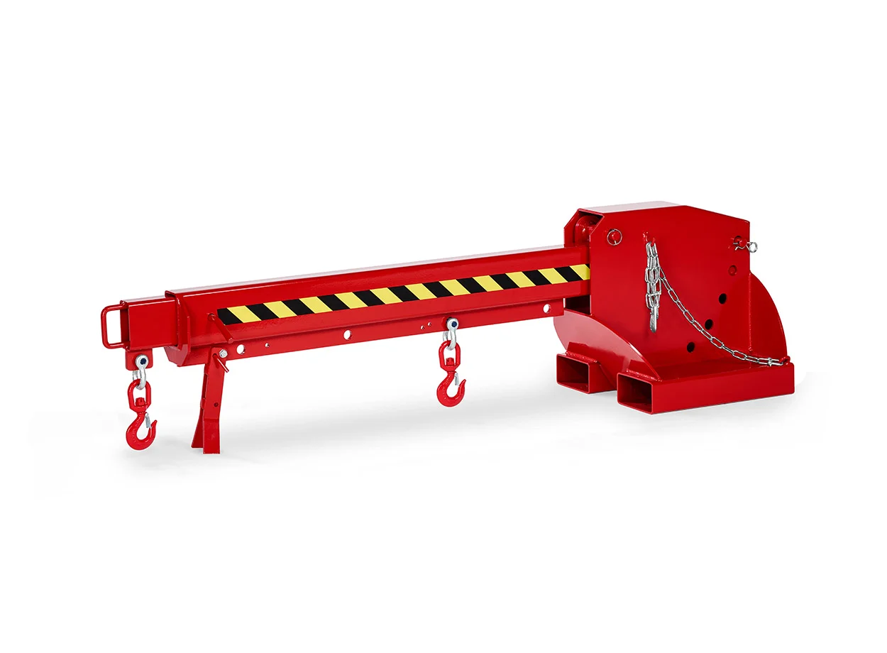 Braccio di gru tipo RKT - regolabile in altezza RKT3 RAL 3000 rosso fuoco