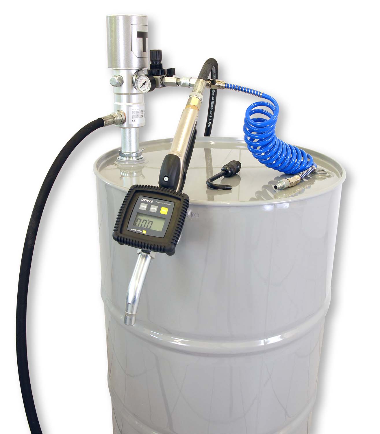 Druckluftpumpen-Set TECPUMP DP56 standard Übersetzungsverhältnis 5:1 Druckluftpumpen-Set TECPUMP DP56 standard Übersetzungsverhältnis 5:1
