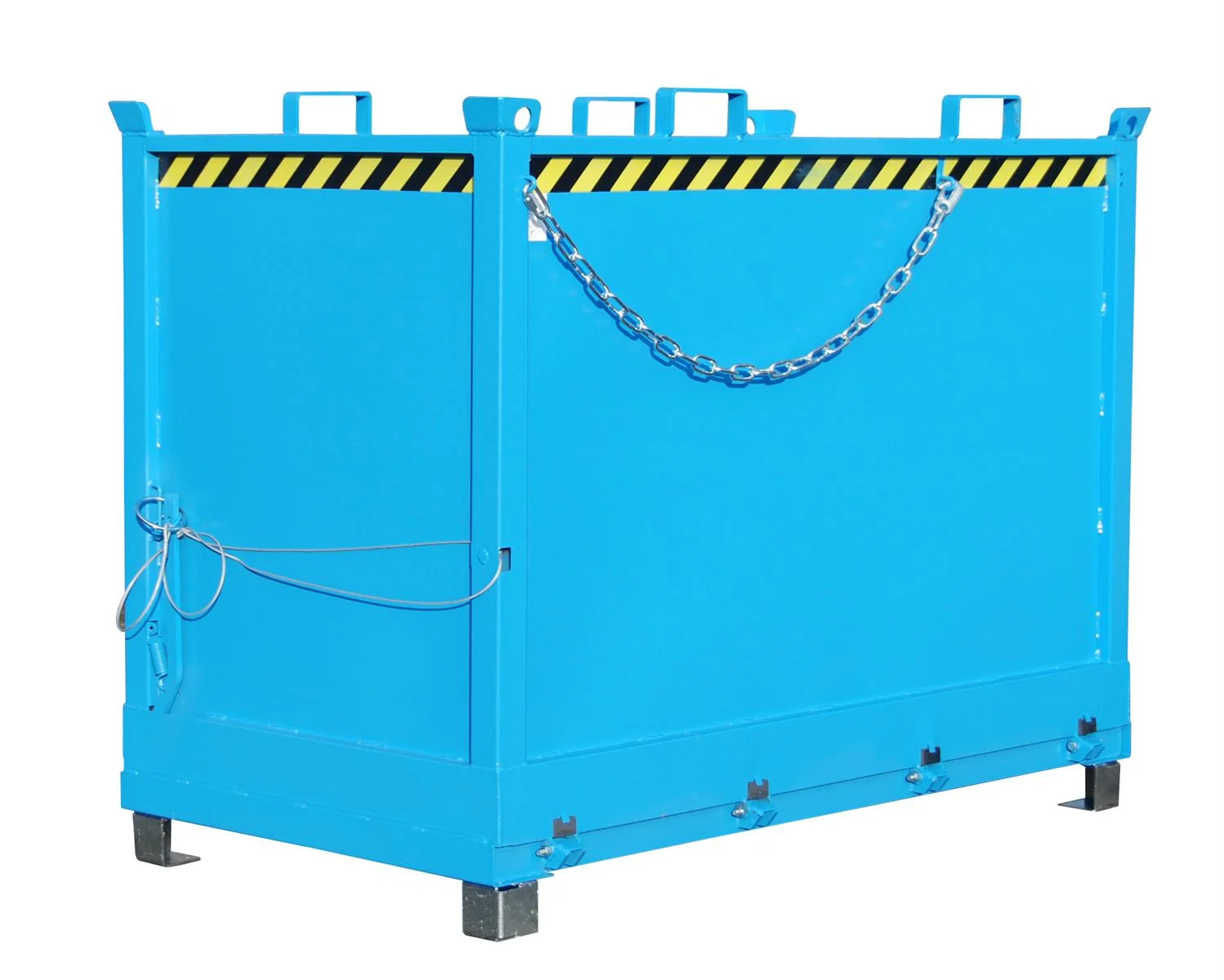 Folding Bottom Container FB 2000 2.00m³ 1040x1845x1445mm RAL 5012 Light Blue