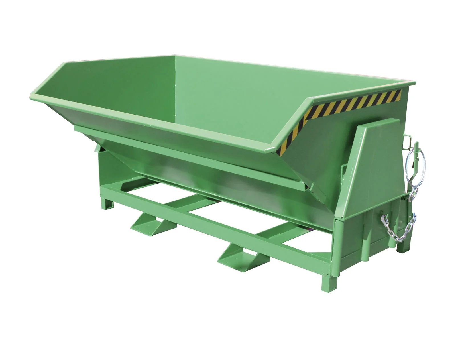 Contenitore ribaltabile BK 200, 2 m³, 1670×2150×1175 mm, RAL 6011 Verde reseda