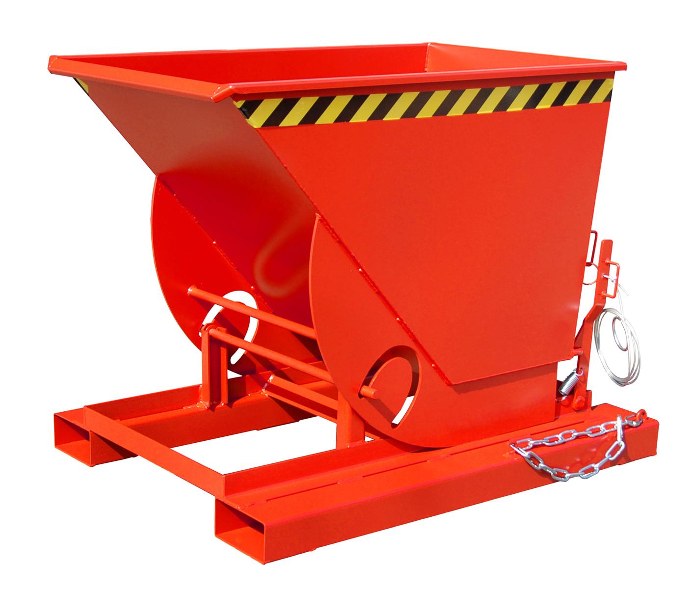 Kippbehälter 0,50m³ 1420x1008x1070mm AK 50 RAL 3000 Feuerrot