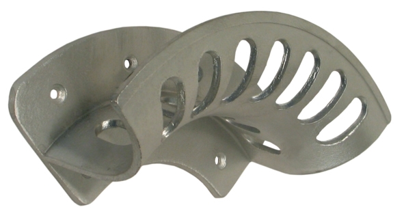 Aluminium Schlauchhalter mittel