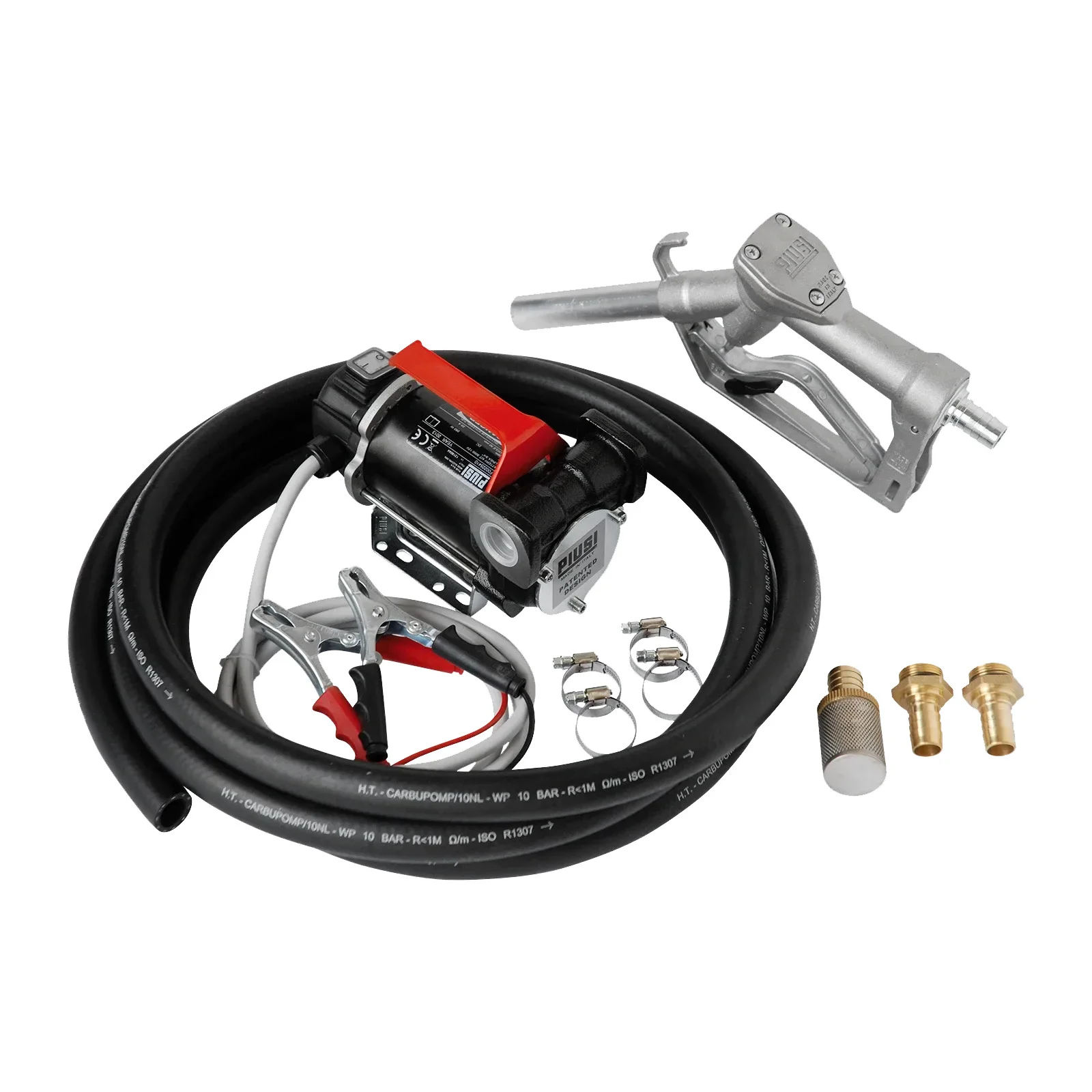 PIUSI Dieselpumpen Set Batterie Kit 3000 Ein-Ausgang linear mit 3/4"IG