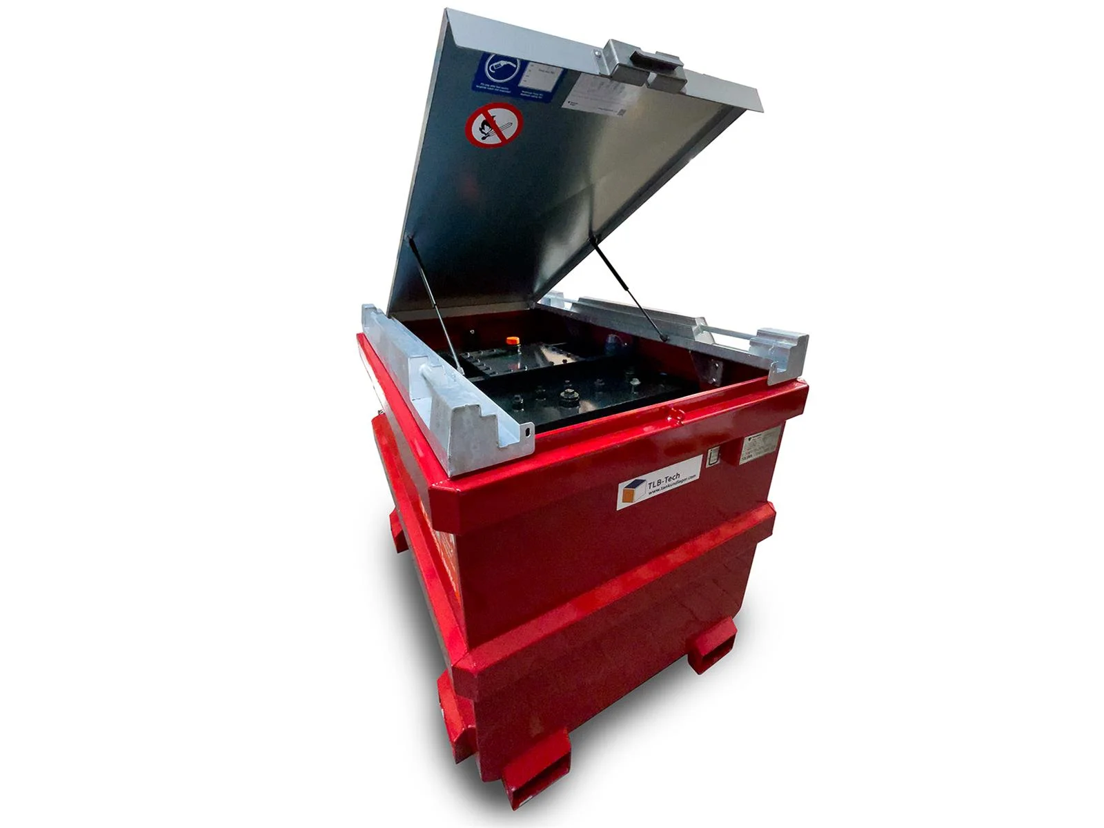 Serbatoio diesel mobile da 995 litri Energy Tender, impianto di serbatoio mobile e gruppo pompante 12V-24V / 30-50 litri - senza contatore