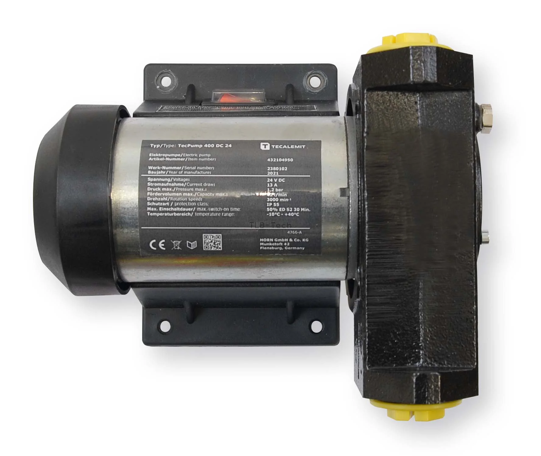 Pompa elettrica TecPump 400 DC 24 V senza accessori senza protezione di sollevamento