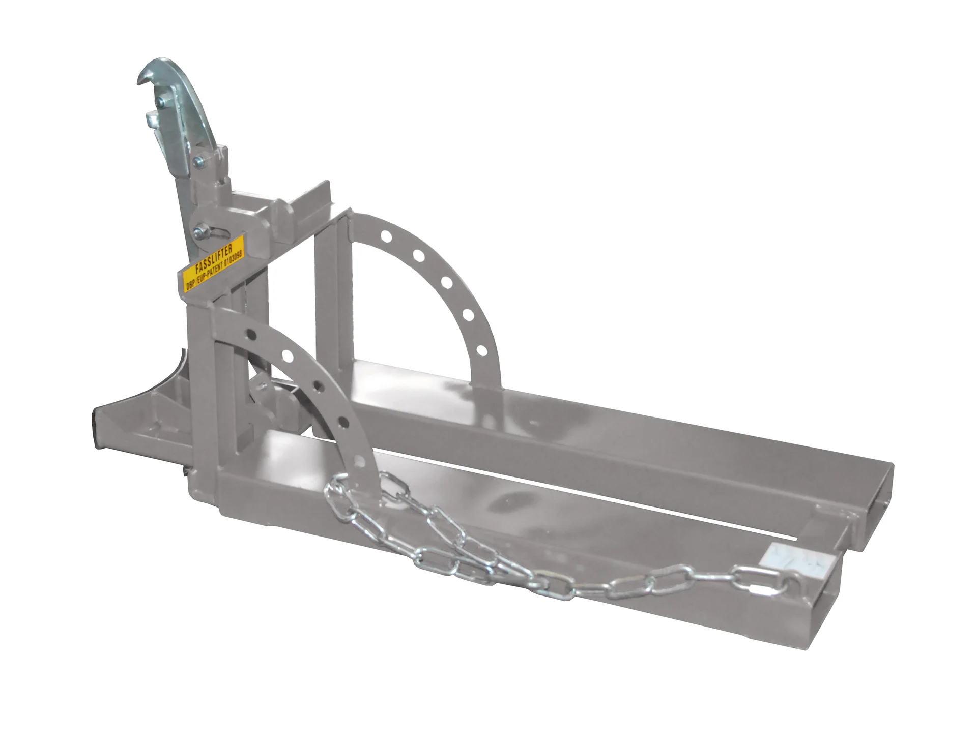 Fasslifter RS 60 1050x410x560mm 1x 200 Liter Fass RAL 7005 Mausgrau