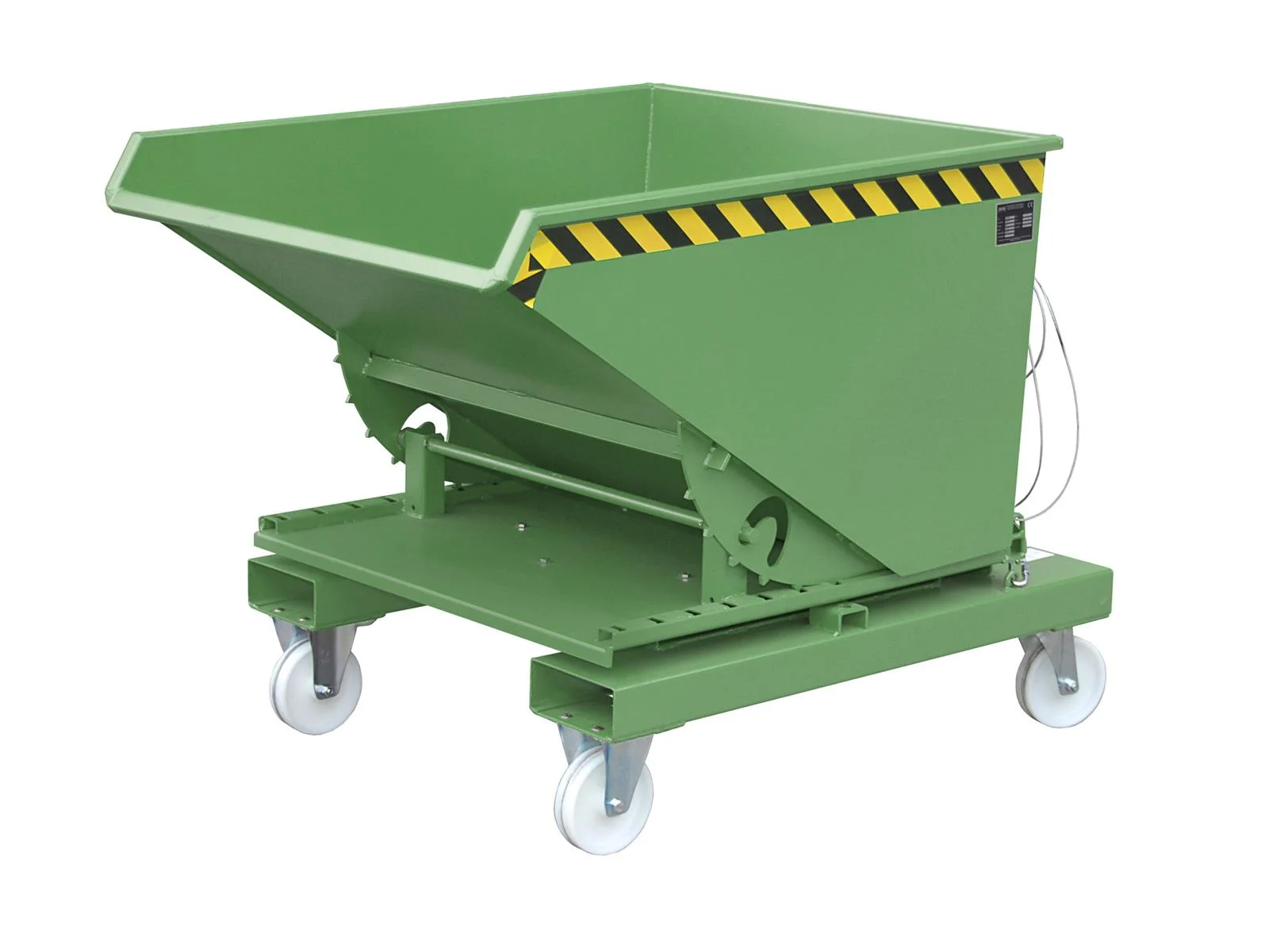 Contenitore ribaltabile 3S 600 0,60 m³ 1460 × 1070 × 890 mm RAL 6011 verde reseda