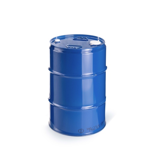 Robustes 60L Metallfass mit 2 Stopfen - Hochwertig Lackiert für Langlebigkeit Robustes 60L Metallfass mit 2 Stopfen - Hochwertig Lackiert für Langlebigkeit