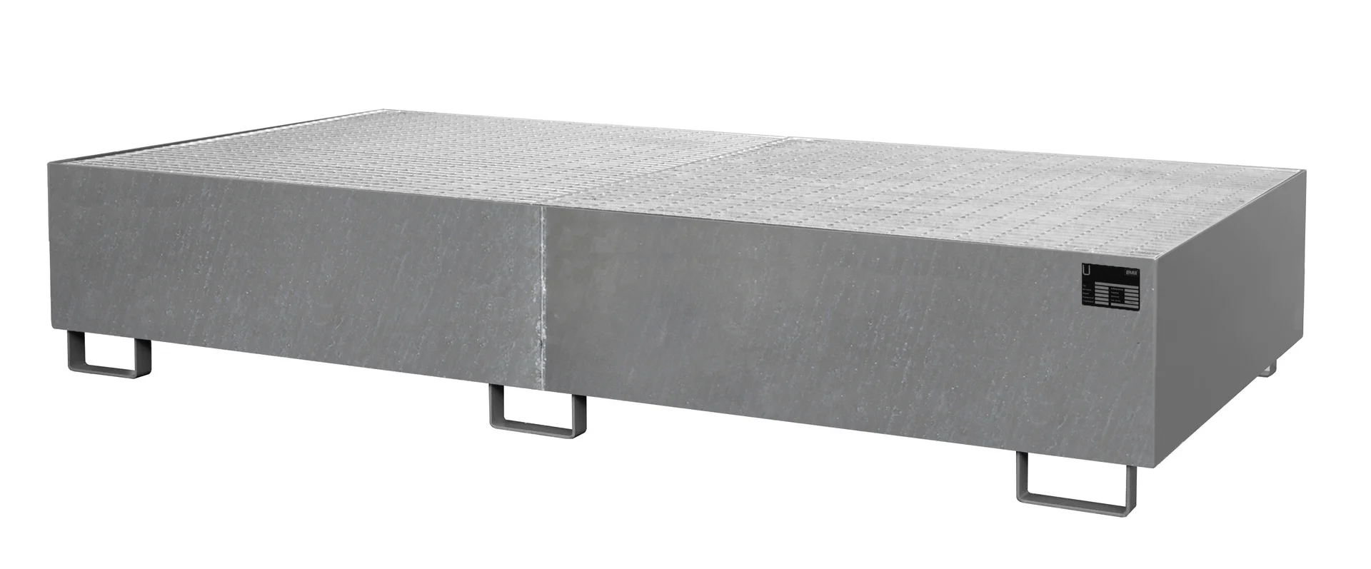 Regalwannen 2650x1300x435mm 1000 Liter mit Gitterrost feuerverzinkt