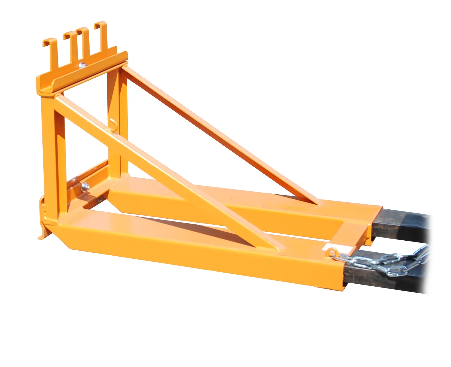 BAUER Wheelie Bin Lifter MH-I, Painted RAL 2000 Yellow Orange, 1 × Bin up to 360 l, 200 kg, 1030 × 585 × 680 mm