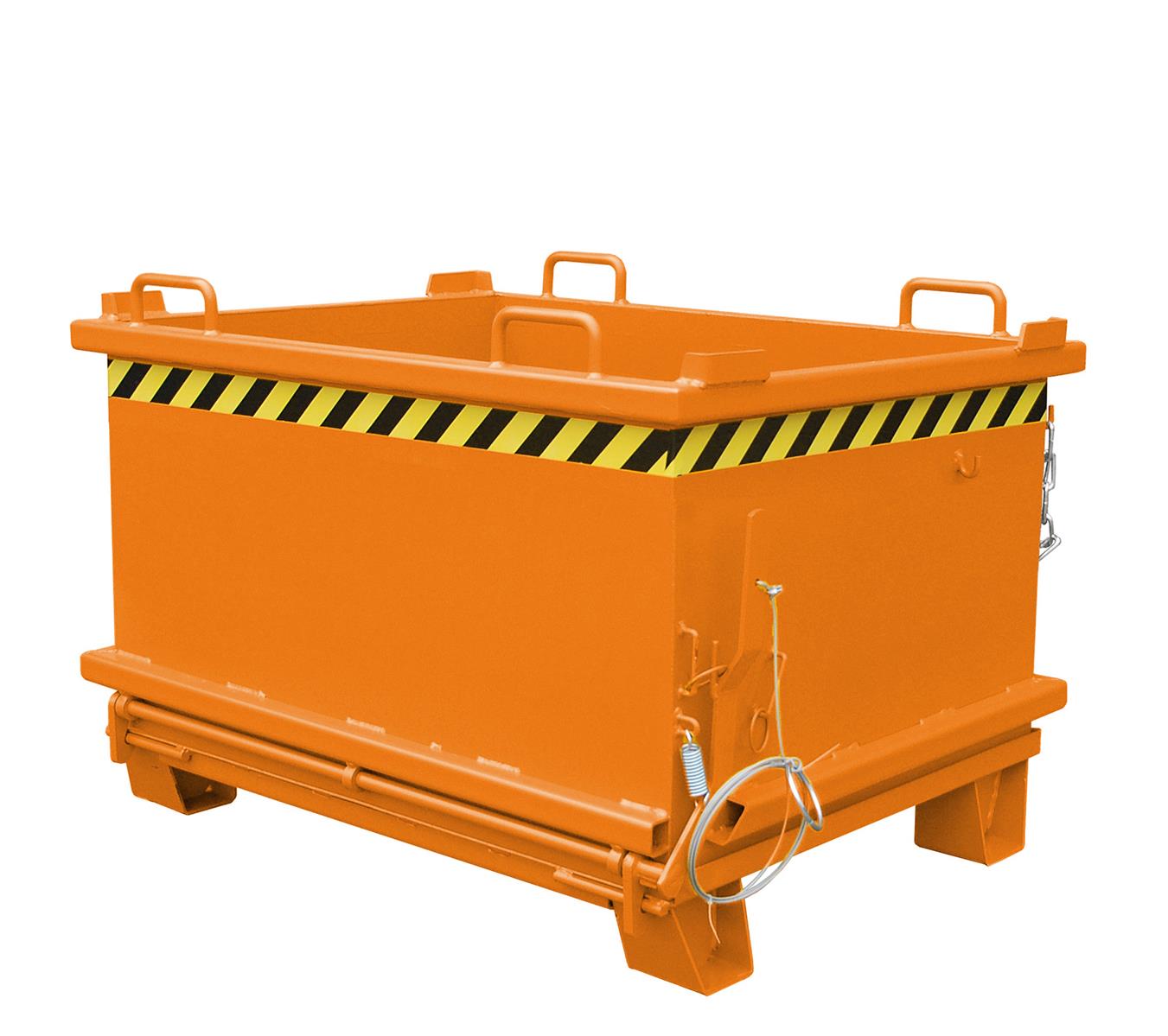 Klappbodenbehälter SB 500 0,50m³ 1035x1310x700mm RAL 2000 Gelborange