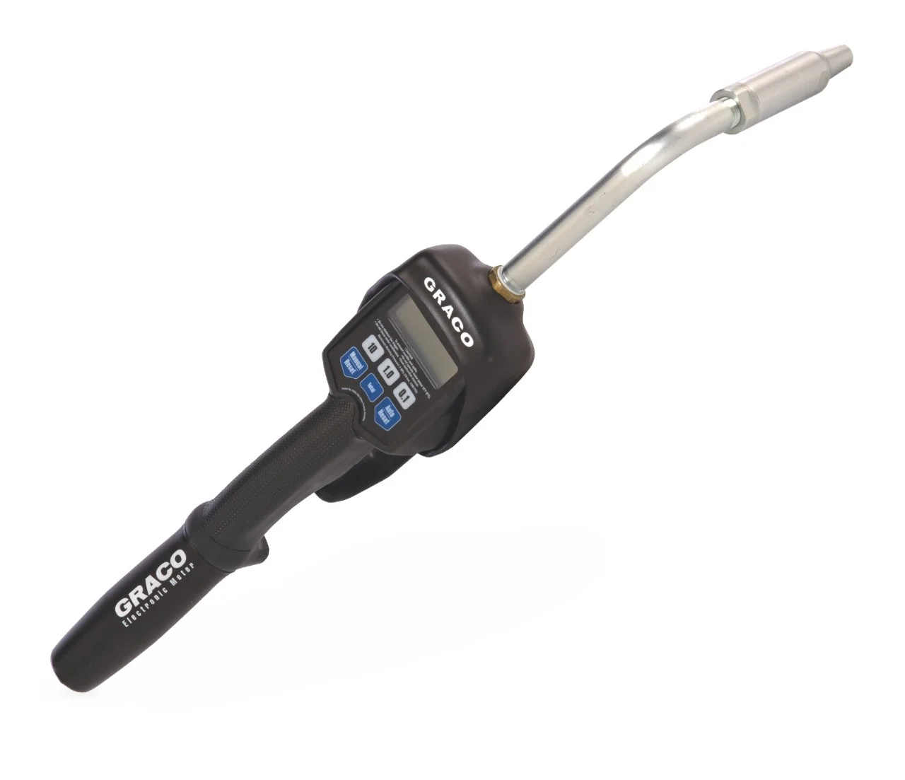 Dosatore elettronico LDP5, ugello rigido, protezione a staffa, manicotto articolato, torque screwdriver, digital torque wrench, Graco, verstellbar, Messanzeige