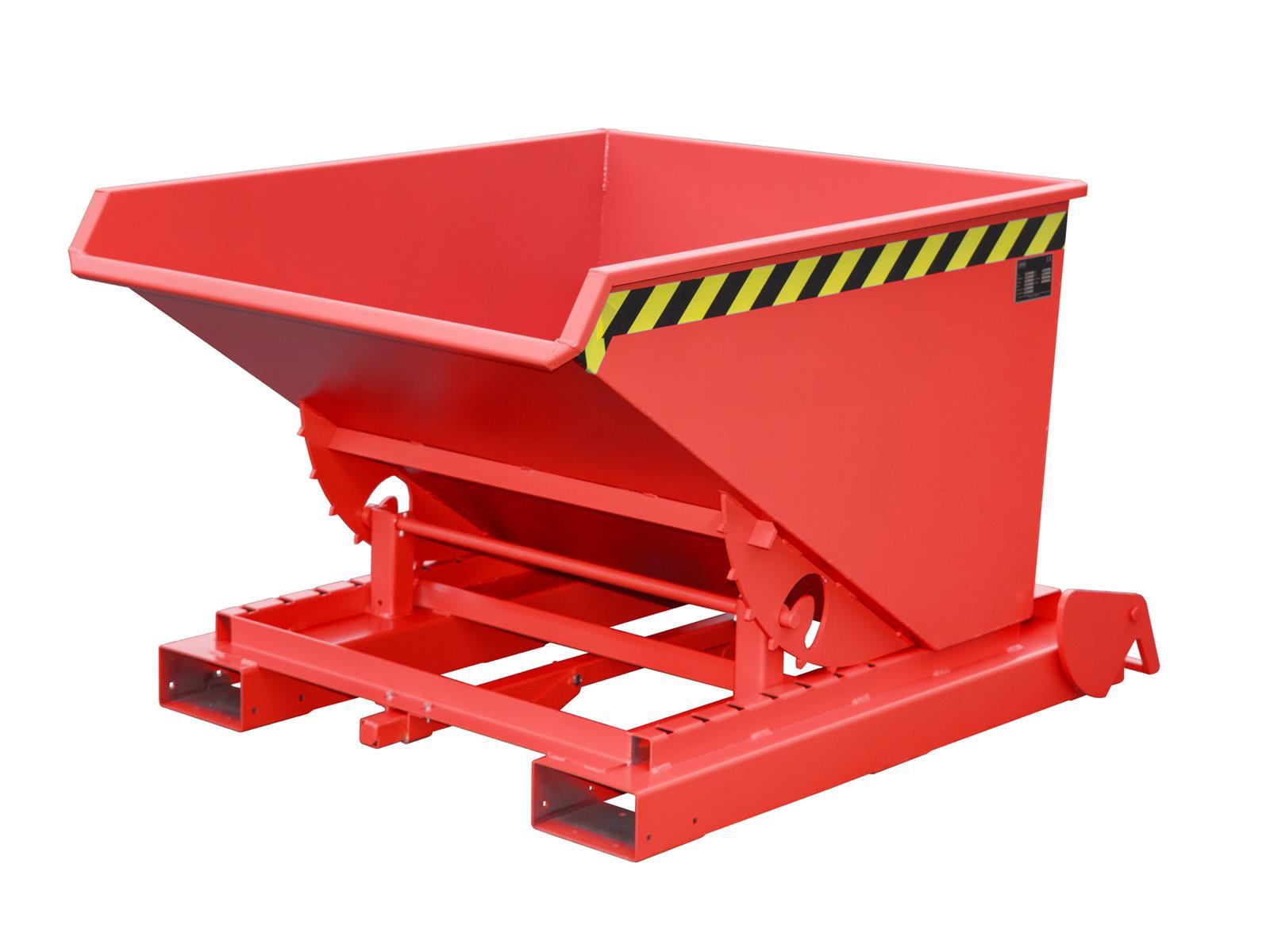 Automatischer Kippbehälter 0,60m³ 1485x1095x865mm 4A 600