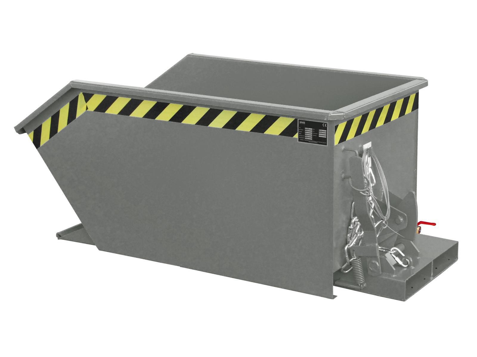 Spänebehälter SGU 30 0,30m³ 1440x680x580mm RAL 7005 Mausgrau