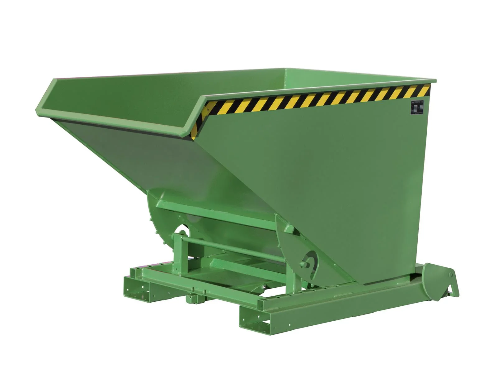 Automatic Tilting Container 1.2m³ 1920x1095x1125mm 4A 1200 RAL 6011 Reseda Green