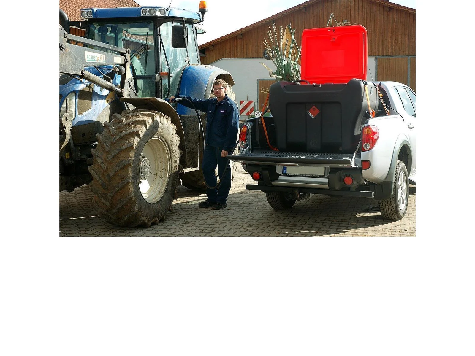 Stazione di rifornimento mobile MobiMaster 450 litri - Serbatoio diesel con elettropompa 230V e contatore