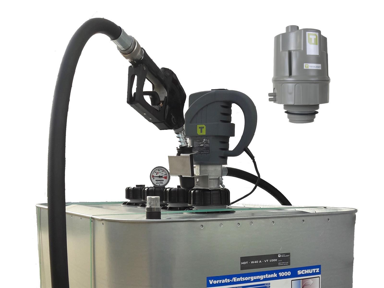Hoftankstelle PLUS W85 - 1000 Liter Dieseltankanlage mit TecSonic digitaler Füllstandsmessung Hoftankstelle PLUS W85 - 1000 Liter Dieseltankanlage mit TecSonic digitaler Füllstandsmessung 4m Abgabeschlauch-ohne Zählwerk