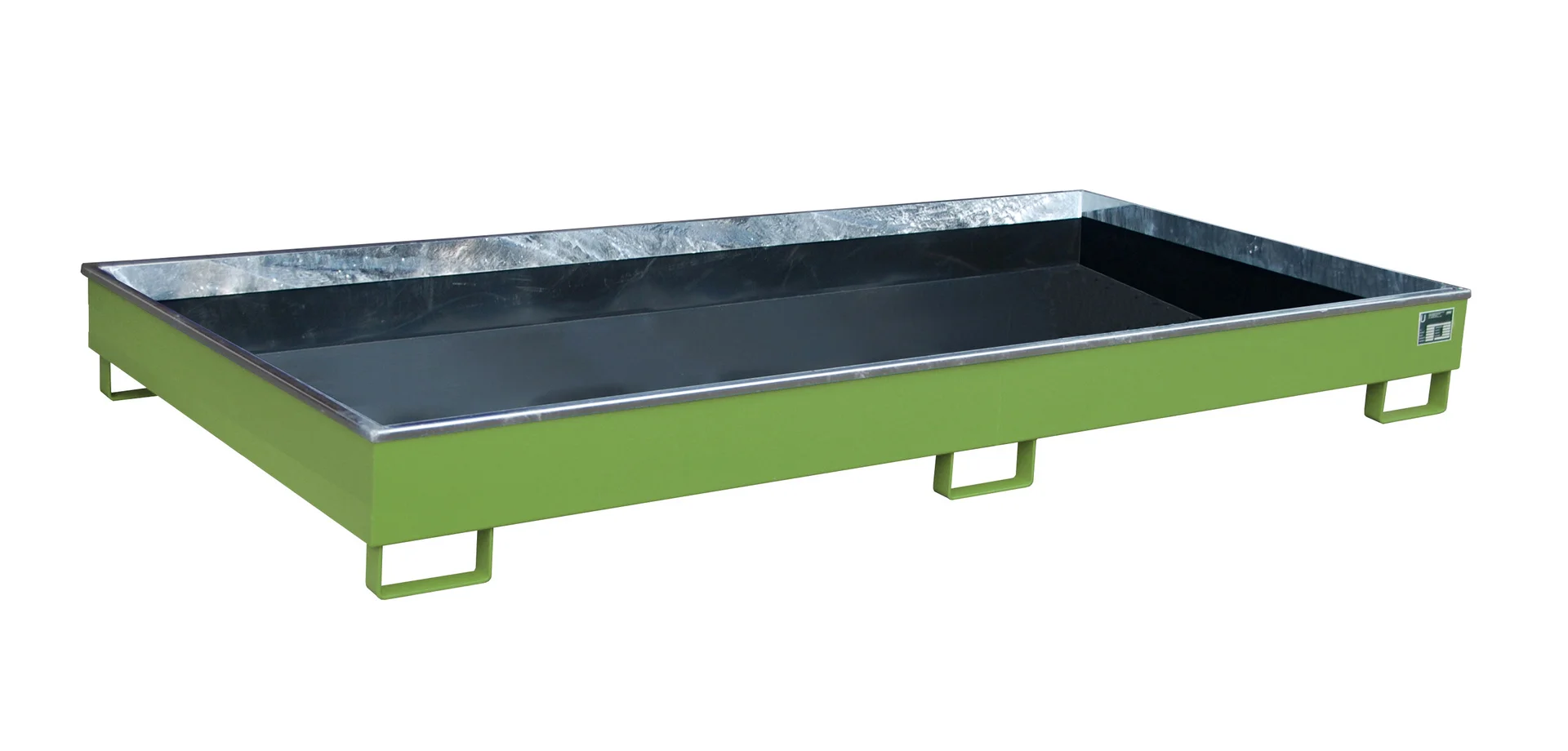 Shelf Tubs 2665x1315x210mm 240 Liters with PE Insert RAL 6011 Reseda Green 🌿