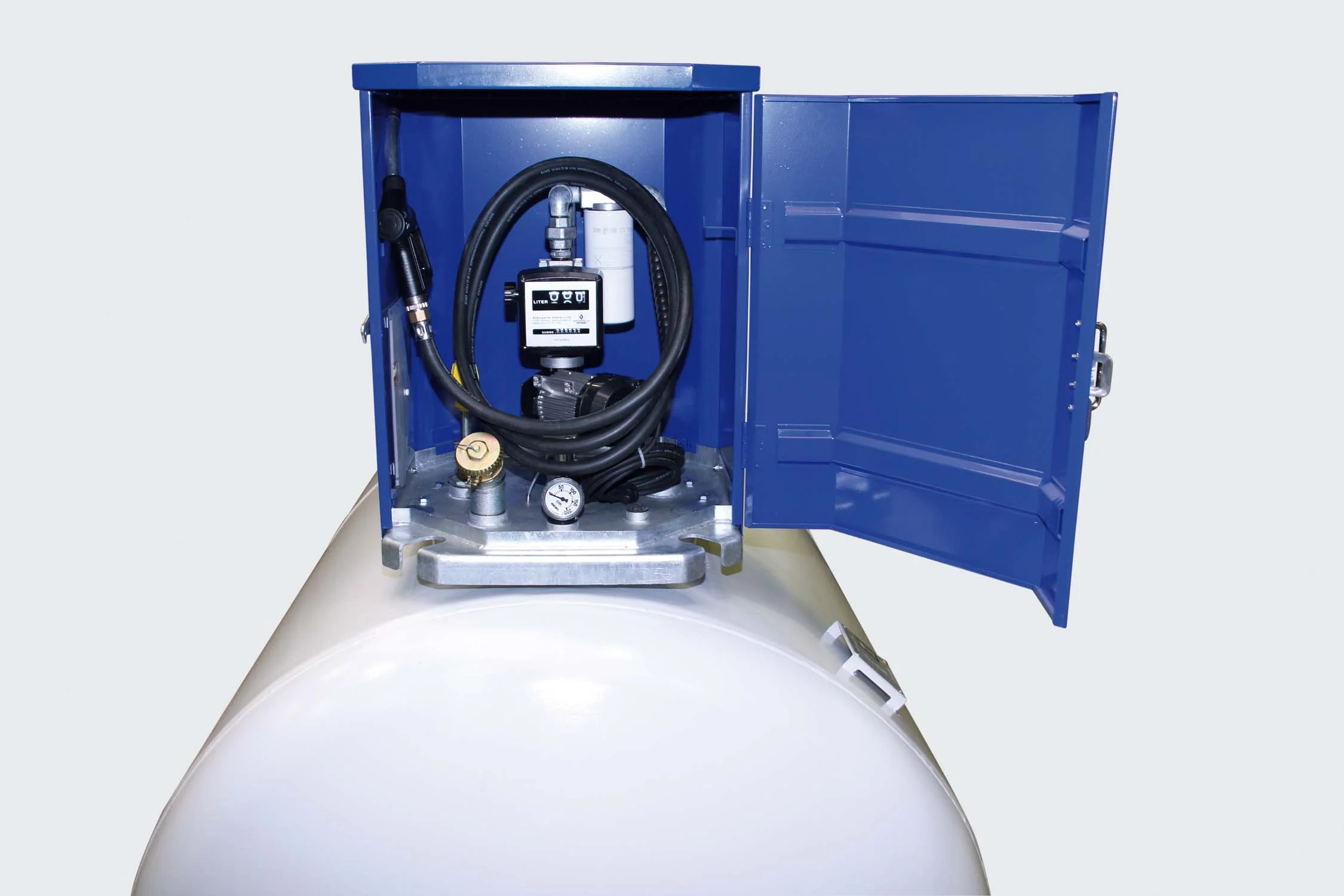 Impianto di stoccaggio da 5000 litri - Diesel KA con pompa e contatore, pacchetto completo