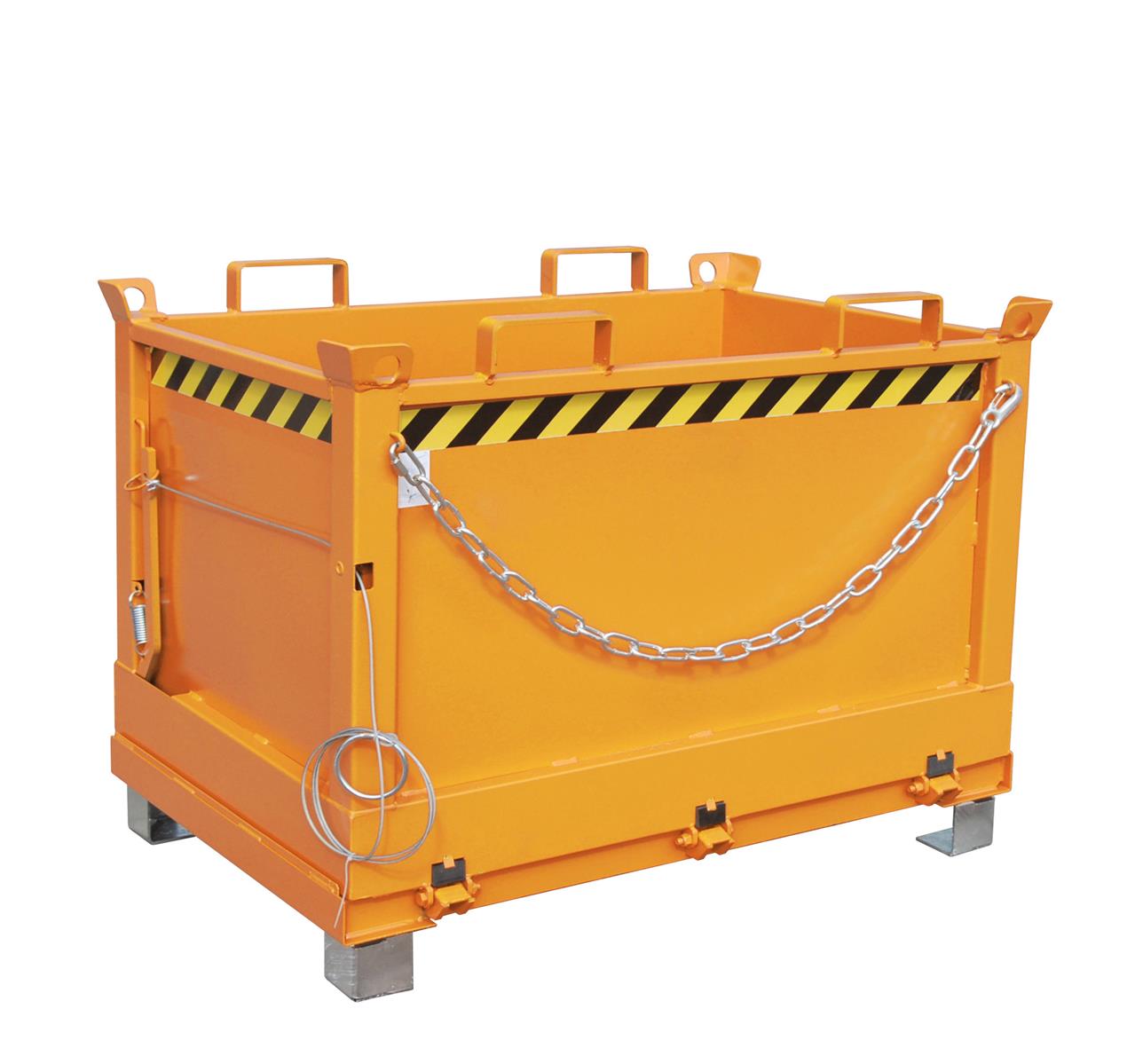 Klappbodenbehälter FB 500 0,50m³ 840x1245x845mm RAL 2000 Gelborange