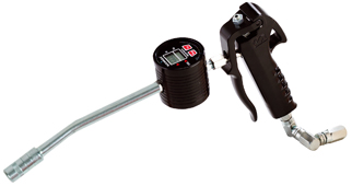 Elektronik-Fettzähler mit Düsenrohr und 4-Backen-Profi-Mundstück 103/R und mit Vollgelenk