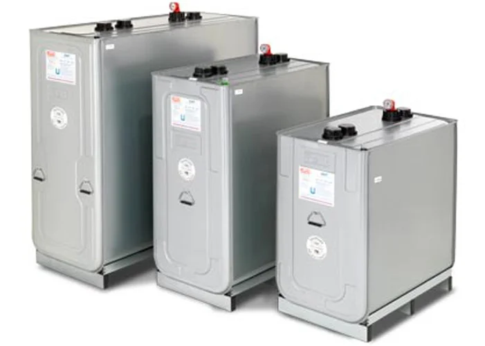 Serbatoio per olio combustibile da 750, 1000 e 1500 litri, a doppia parete, modello Plus 3 per installazione in serie.