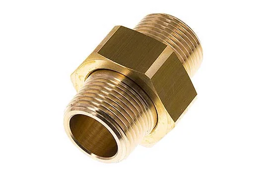 Doppia nipplo separabile R 1"-R 1", 16 bar ottone, Anschluss, Messing, Männlicher Anschluss, gewinde, Rohrverbinder
