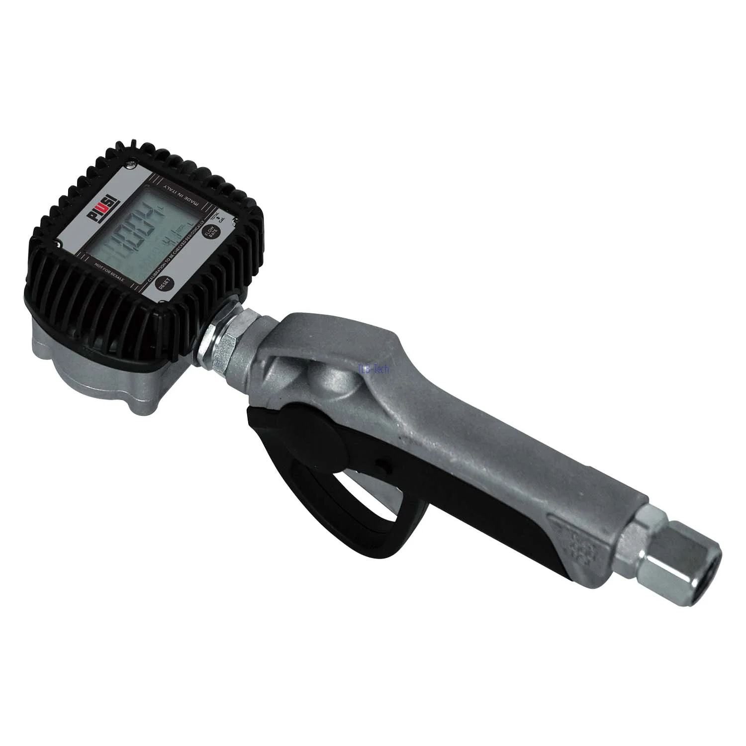 PIUSI K400 contatore di flusso in linea manuale per olio senza uscita, Druckluftmanometer, Handdrucksteuerung, Digitalanzeige, Gehäusekühlung, Schraubanschluss